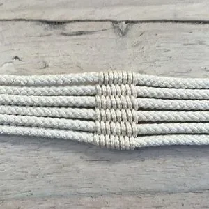 Theory leather and rope belt  M/L New without tag total length is 44” Theory | Accessories | Theory Leather And Rope Belt Ml New  main image 3